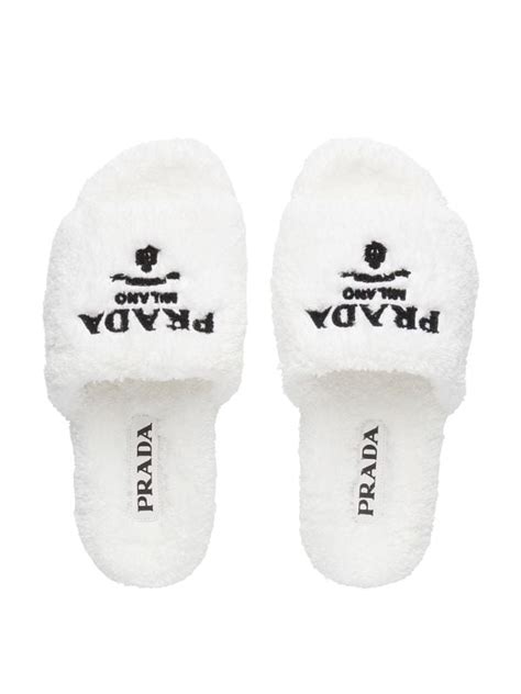 slipper prada|prada fluffy slides.